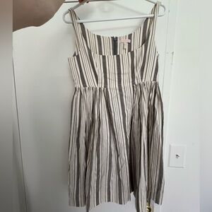 Rebecca Taylor Black and White Sleeveless Sundress